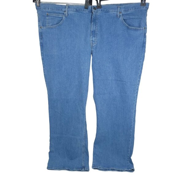 Saddlebred Jeans Big and Tall NEW Men 50x30 Relaxed Fit Light Stone Denim Pant - Picture 4 of 13